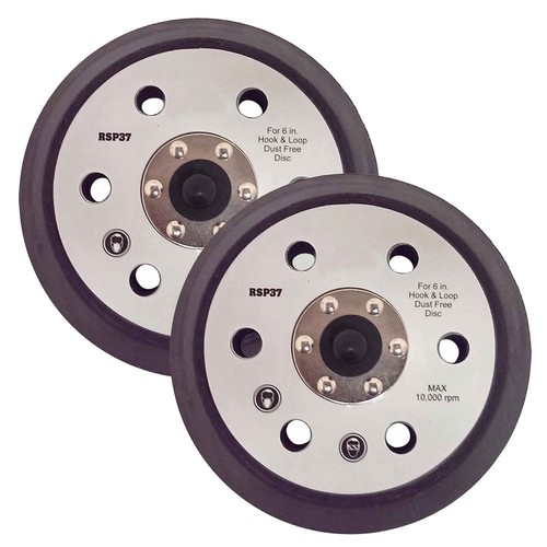 Random Orbit Sander Hook & Loop 6 inch Pad Rep Porter Cable 18001 2/pk - RSP37-k - 第 1/2 張圖片
