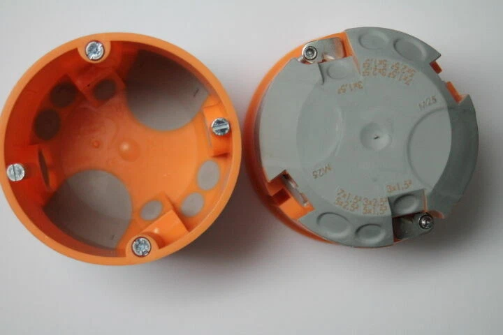 Schalterabzweigdose Winddicht Hohlwanddose 68mm x 61mm tief 25 St 