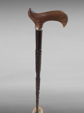 Classic Carved Snake Themed Walking Stick, High Quality Special Carved Cane