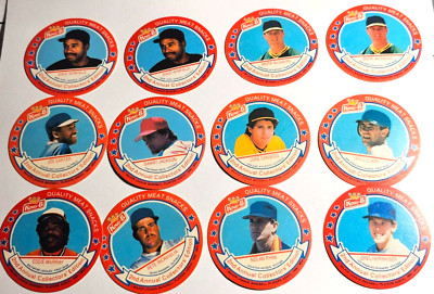( 12 ) Vintage 1989 King B Disc Quality Meat Snacks Baseball Cards * See Below