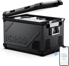 ICECO APL55 Dual Zone Portable Refrigerator Freezer Bluetooth Controlled for Car