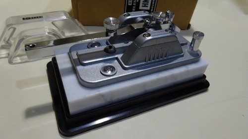 Hi-mound HK-702 HK 702 Morse Code Telegraph Key With transparent cover marble