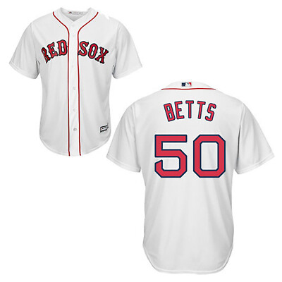 MLB Baseball Trikot Boston Red Sox Mookie Betts 50 Cool base Majestic Jersey