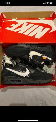 Buy off white nike air max 90 Black 