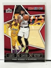 2020-21 Hoops Paul George Lights Camera Action #2 Clippers