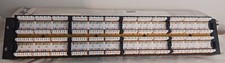 HellermannTyton 48 Port Patch Panel, 2U, Black. NEW. Free Shipping