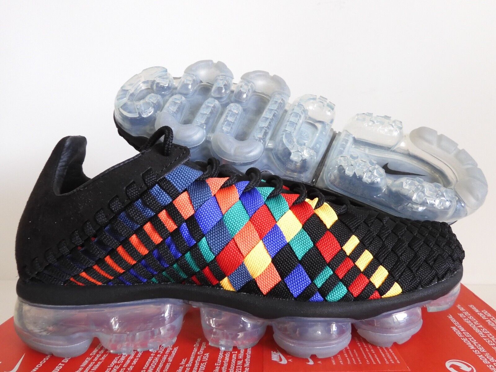 AIR VAPORMAX BLACK-BLACK-GLACIER 9.5 [AO2447-001] | eBay