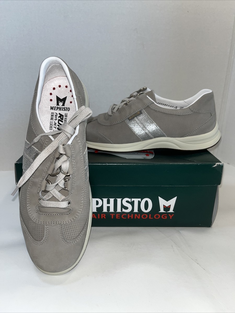 MEMPHISTO - LASER PERF - Womens Size 7.5M - LIGHT GREY - NEW IN