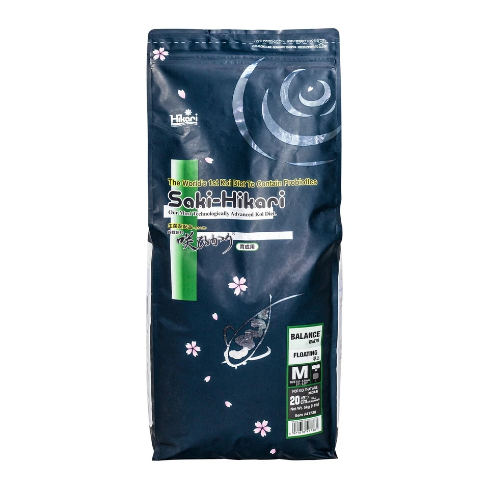 Saki Hikari Koifutter BALANCE 5kg M medium Pellets, mit Hikari-Germ