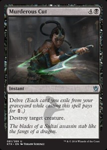 Murderous Cut - Foil x1 - Khans of Tarkir - NM-Mint, English - Khans of Tarkir