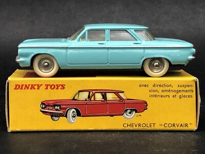 dk46 DINKY TOYS FRANCE 552 CHEVROLET CORVAIR ETAT D ORIGINE ET DE JEU SANS BOITE