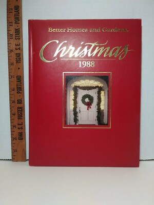 1st Edition 1st Printing!! HC Better Homes & Gardens 192pg Christmas 1988 