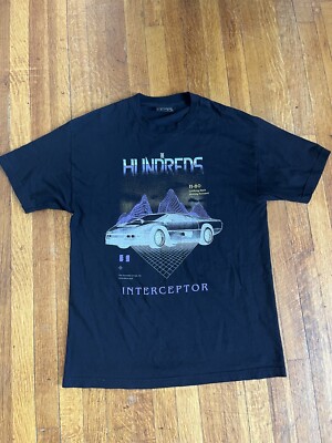 The Hundreds Dodge Turbo Interceptor M4S T Shirt Mens Size Large The Wraith 1986