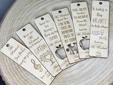 Personalised Wooden Bookmark