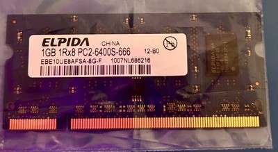 ELPIDA DDR2 Speicher 1GB 1Rx8 PC2-6400U-666 EBE10UE8ACWA-8G-E 