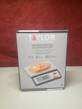 Taylor Professinal TE10 Water Resistant Compact Digital Scale-10 lb new