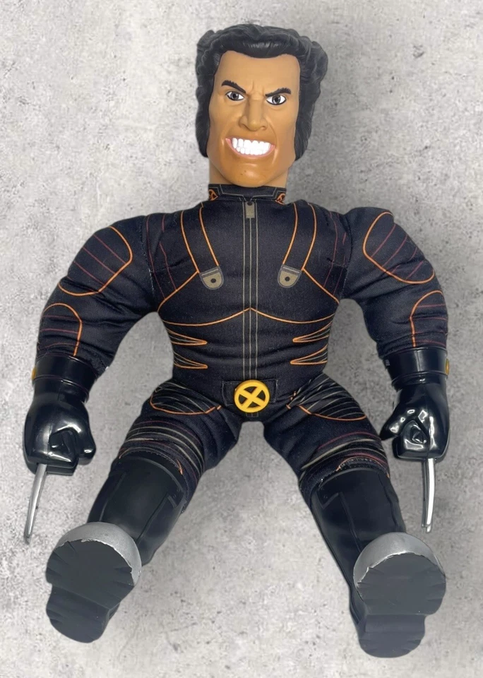 X-MEN 2000 MARVEL TOY BIZ TALKING WOLVERINE ACTION FIGURE 20" DOLL  - Image 2 of 4