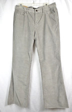 NEW NWT Eddie Bauer Gray Stretch Corduroy Classic Bootcut Pants 12