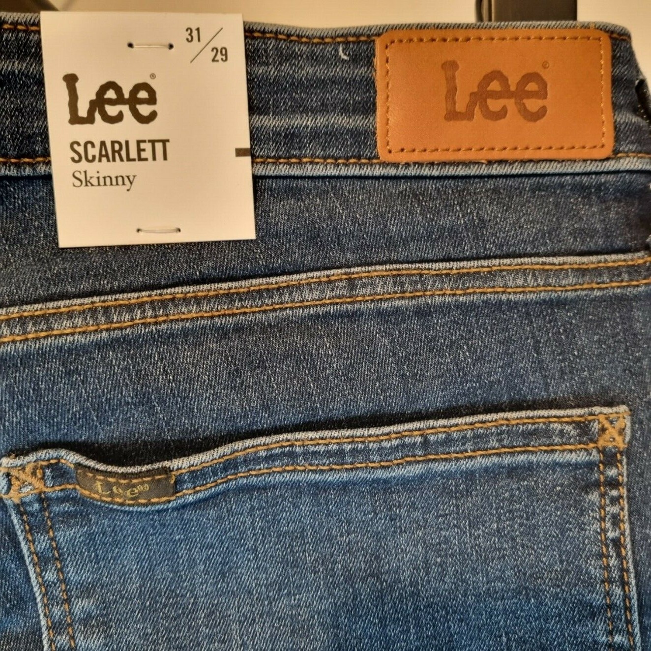 Lee Women's Scarlett Skinny Blue Denim Jeans. Size 31W/29L image 7