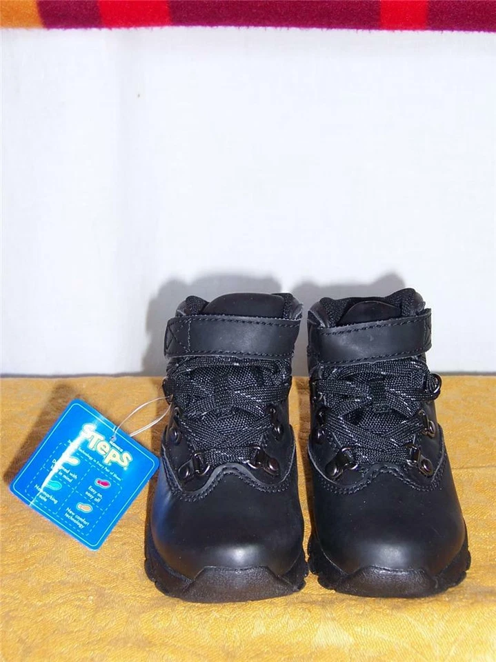 Botas de Senderismo ZAPATOS Impermeables NIÑOS Niño Pequeño NEGRAS Informales PASOS Lil Mike Nuevas con Etiquetas Foto 3 de 4