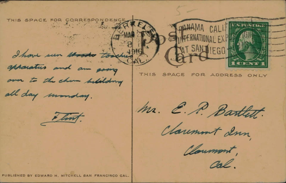 Postal: Edificio de Química 1657, Universidad de California, Berkeley. Foto 2 de 2