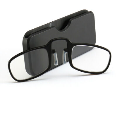 Ultradünne Lesebrille Nasenclip Optik presbyopisch +1,0 +1,5 +2,0 +2,5-