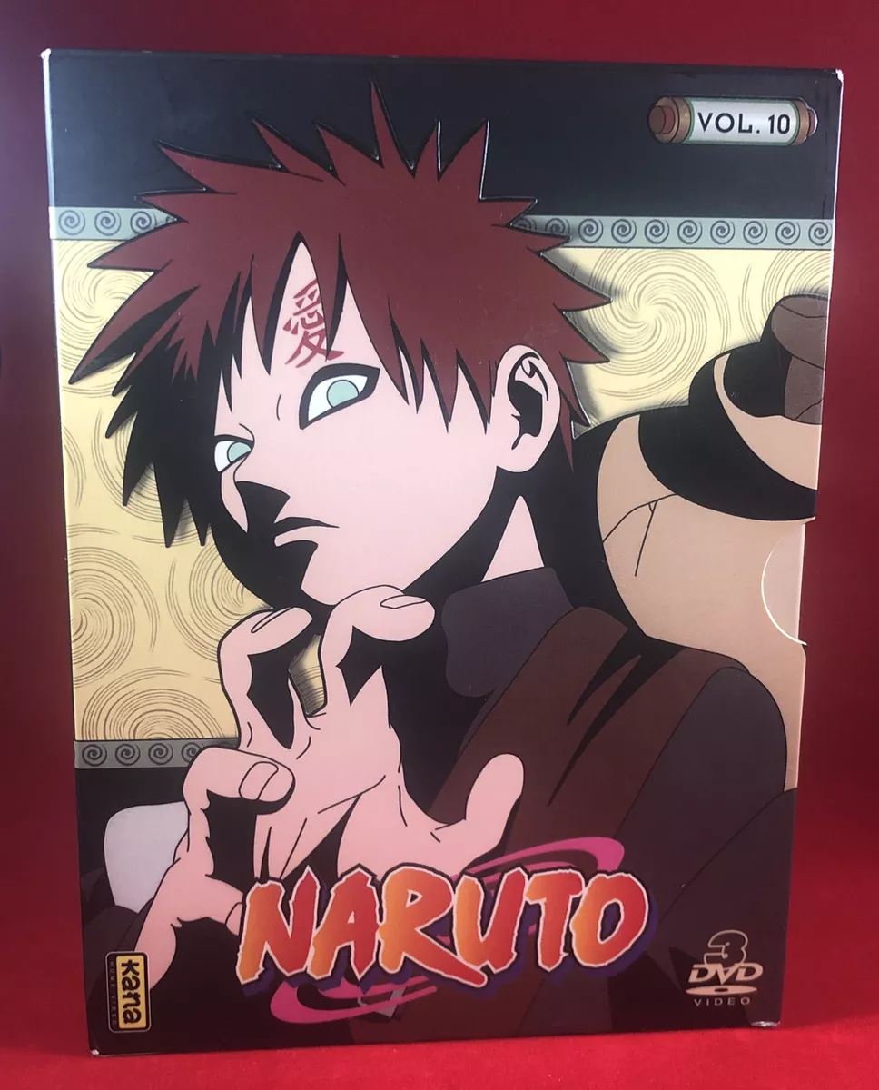 Naruto Vol. 10 DVD French, Japanese 2002 Episode 118-130 USED Region 2