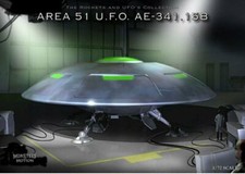Area 51 U.F.O. AE-341.15B Flying Saucer Model Kit MINT /SEALED18SPH02