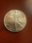 1998  AMERICAN SILVER EAGLE  1  OZ.  PURE FINE SILVER  999 BULLION COIN UNC
