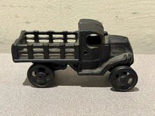AC Williams MACK Stake Truck Cast Iron Toy Kenton Arcade Repo Black