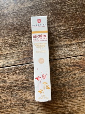 Erborian BB Creme Au Ginseng Baby Skin Makeup Care Face Cream 1.5oz. 45ml CLAIR