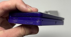 Nintendo 3DS (CTR-001) Midnight Purple w/ 2GB SD Card + NEW CHARGER - WORN