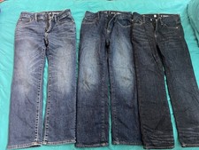Gap youth boy flannel-fleece lined jeans size 8 EUC-listing is for all 6 pairs