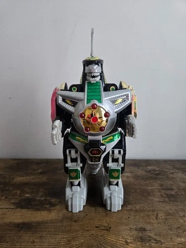 Vintage Bandai 1993 Mighty Morphin Power Rangers Dragonzord Incomplete **WORKS**