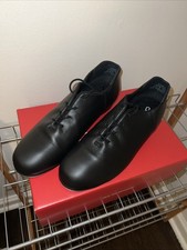 Capezio Cadence Laced Black Tap Shoe CG19 Women s Size 12.5M Worn Only TWICE