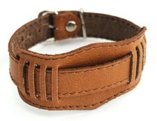 BRAND NEW LEATHER 16-18mm Soviet old military style watch wristband strap