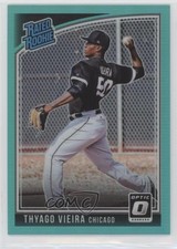 2018 Panini Donruss Optic Rated Rookie Aqua Prizm 63/299 Thyago Vieira #53 1u4