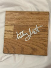 Anthony Grant Signed 8x8 Floorboard Basketball  University of Dayton Coach