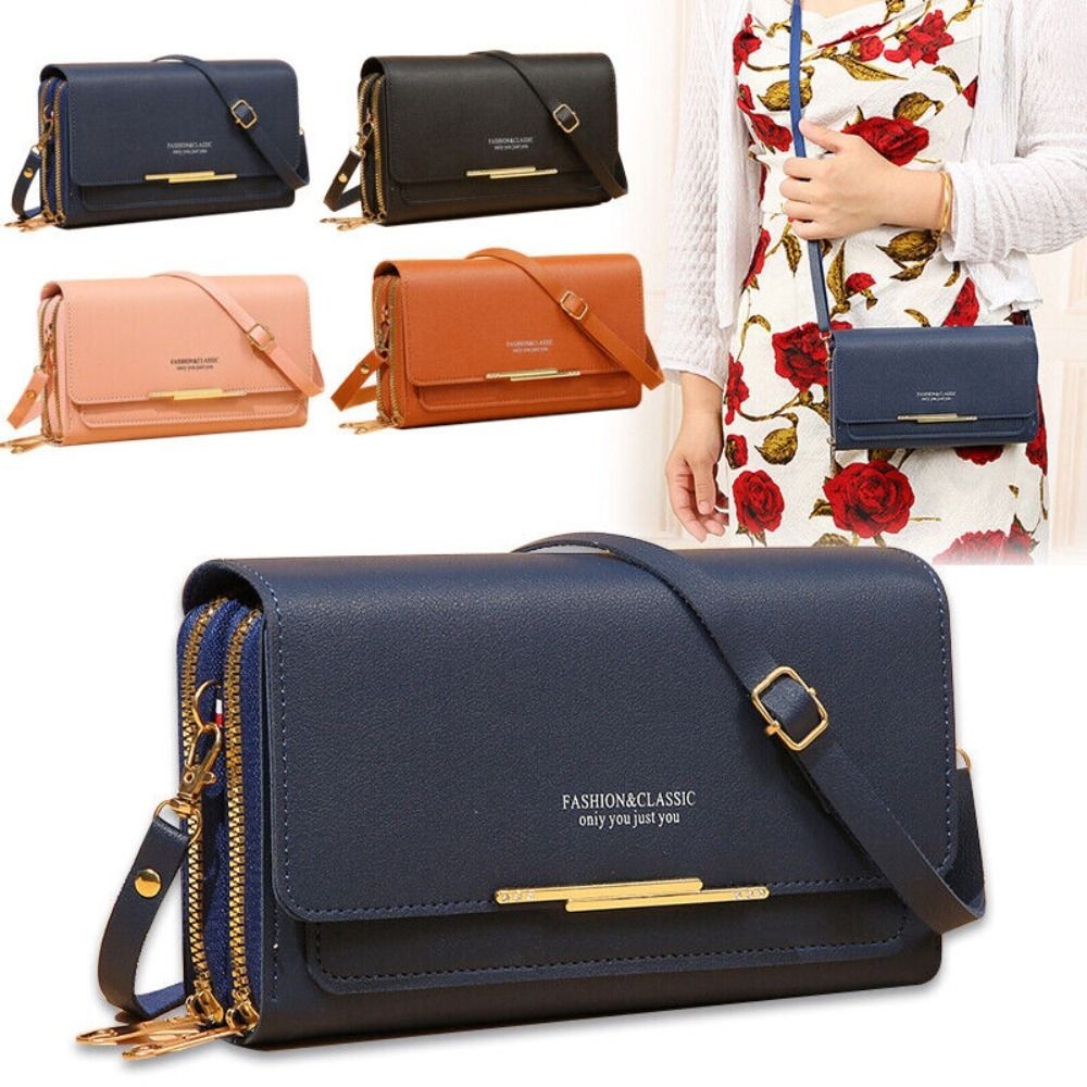 Fashion PU Leather Wallet Messenger bag Handbag Women Shoulder Bags Cross Body