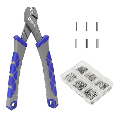 Booms Fishing Crimping Pliers Tool: 6.5in Crimper for Single Barrel - 300pcs...  - Picture 1 of 9