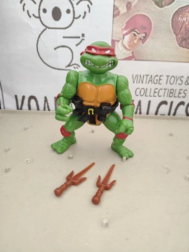 Vintage TMNT Ninja Turtles Figure Raphael 1988