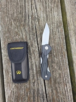 Leatherman H502 Knife/ Multitool with Sheath and Bits - Excellent Condition 
