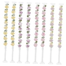 4 Pairs Decorative Floral Pattern Removable Invisible Bra Straps Replacement