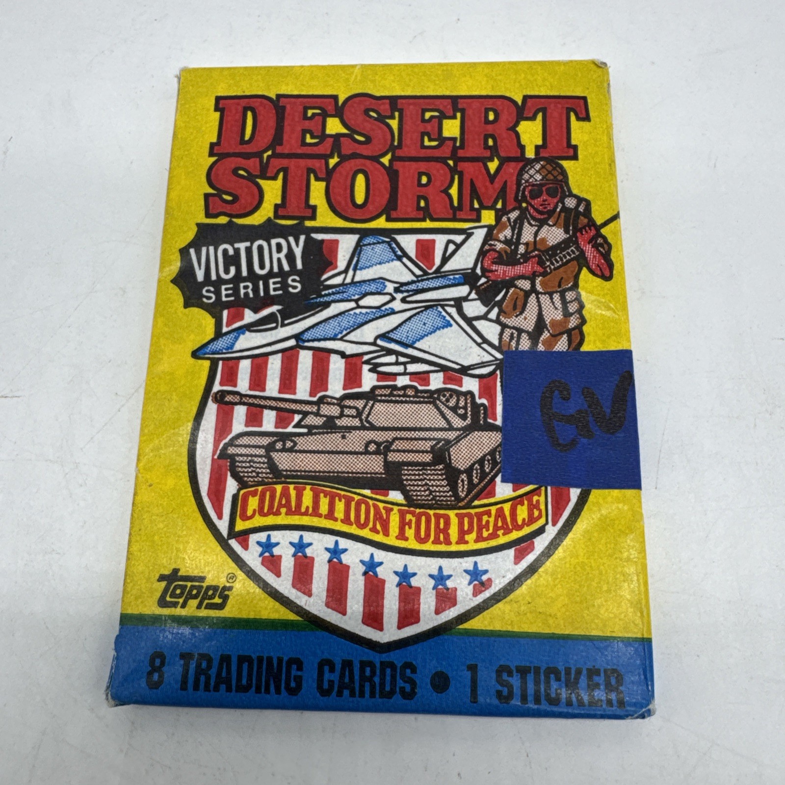 1991 Topps Desert Storm Victory Series Unopened Wax Pack 