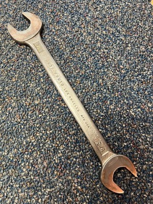 Vtg Proto 3039 Los Angeles DOE wrench, 3/4-7/8'', pebble size fields, good cond.