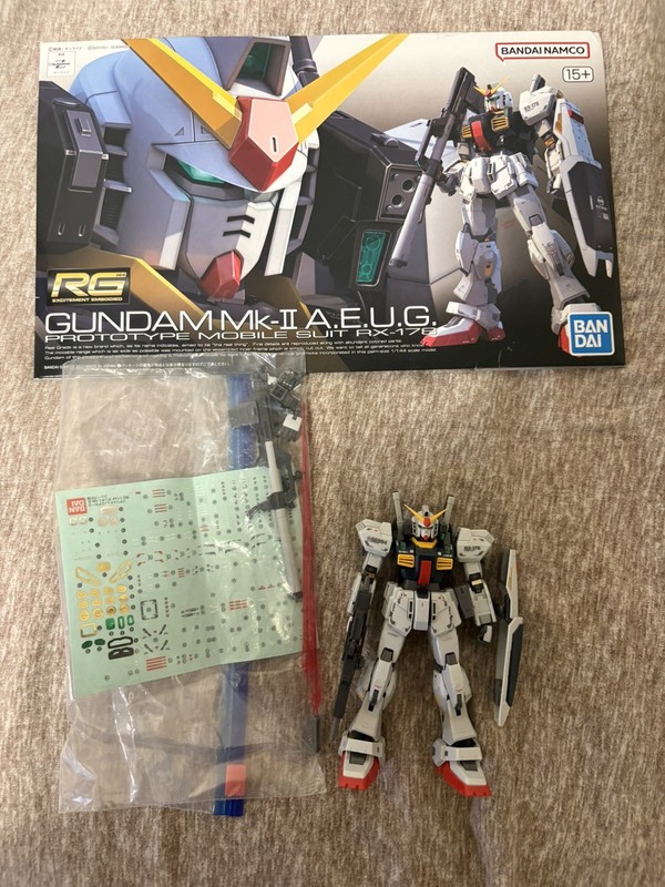 GUNDAM RX-178 MK 2 II 1/144 RG REAL GRADE MODEL KIT FIGURE AEUG