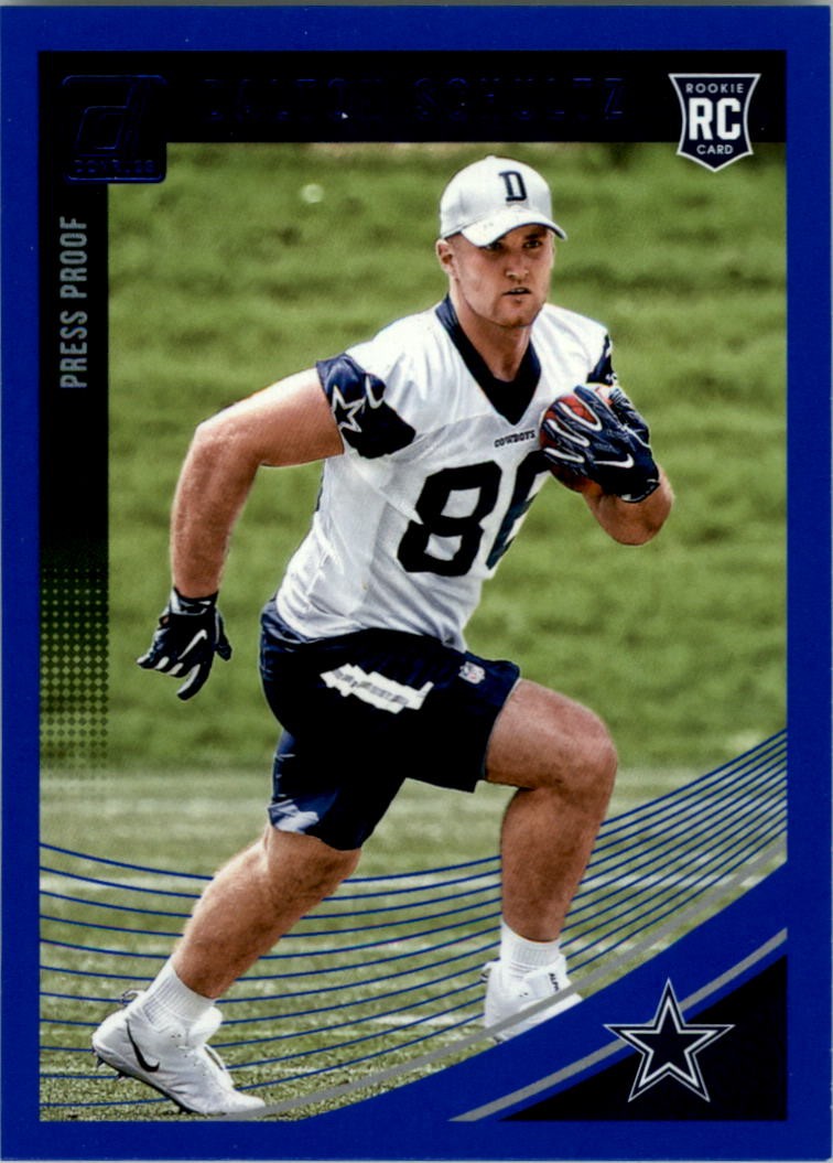 2018 Donruss Press Proof Blue #387 Dalton Schultz - FB