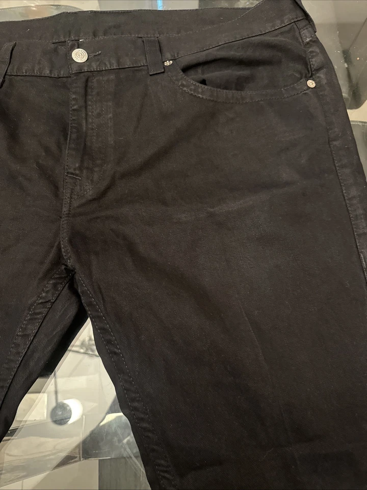 Pantalones de mezclilla True Religion 46 negros para hombre Foto 4 de 4