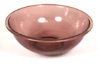 Vintage Pyrex #326 Mixing Bowl Cranberry Glass 12" Round 4qt Great Condition
