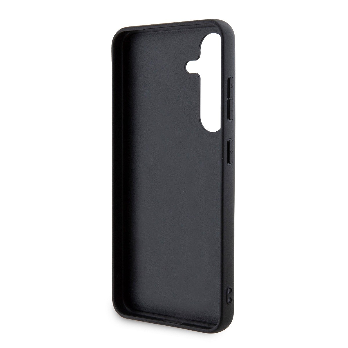 Coque Samsung S24 DKNY rigide design original à rayures noires et blanches - 2